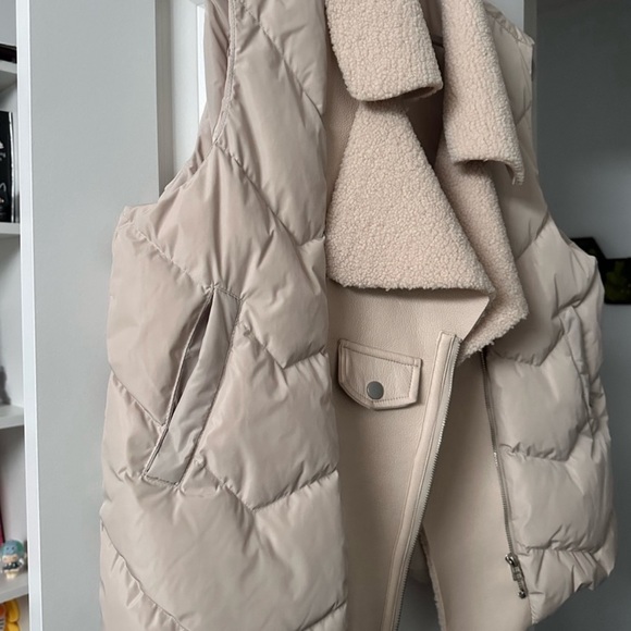 NWOT | Oversized Beige Women’s Vest | US L - XL - Picture 2 of 8